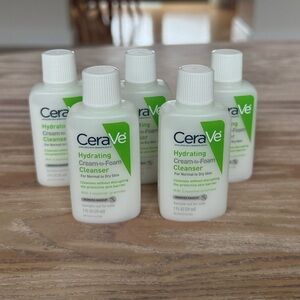 CeraVe Hydrating Cream-to-Foam Facial Cleanser with Hyaluronic Acid